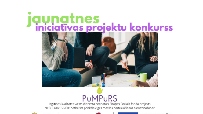 Ir atklāts jaunatnes iniciatīvas projektu konkurss mācību motivācijas palielināšanai
