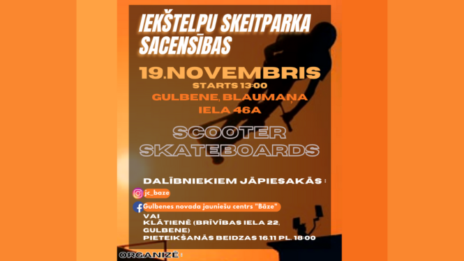 Sacensības SKEITPARKĀ atgriežas!