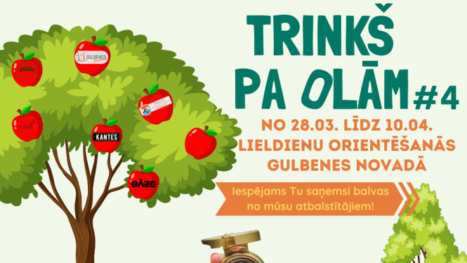 Lieldienu orientēšanās Gulbenes novadā “Trinkš pa olām #4”