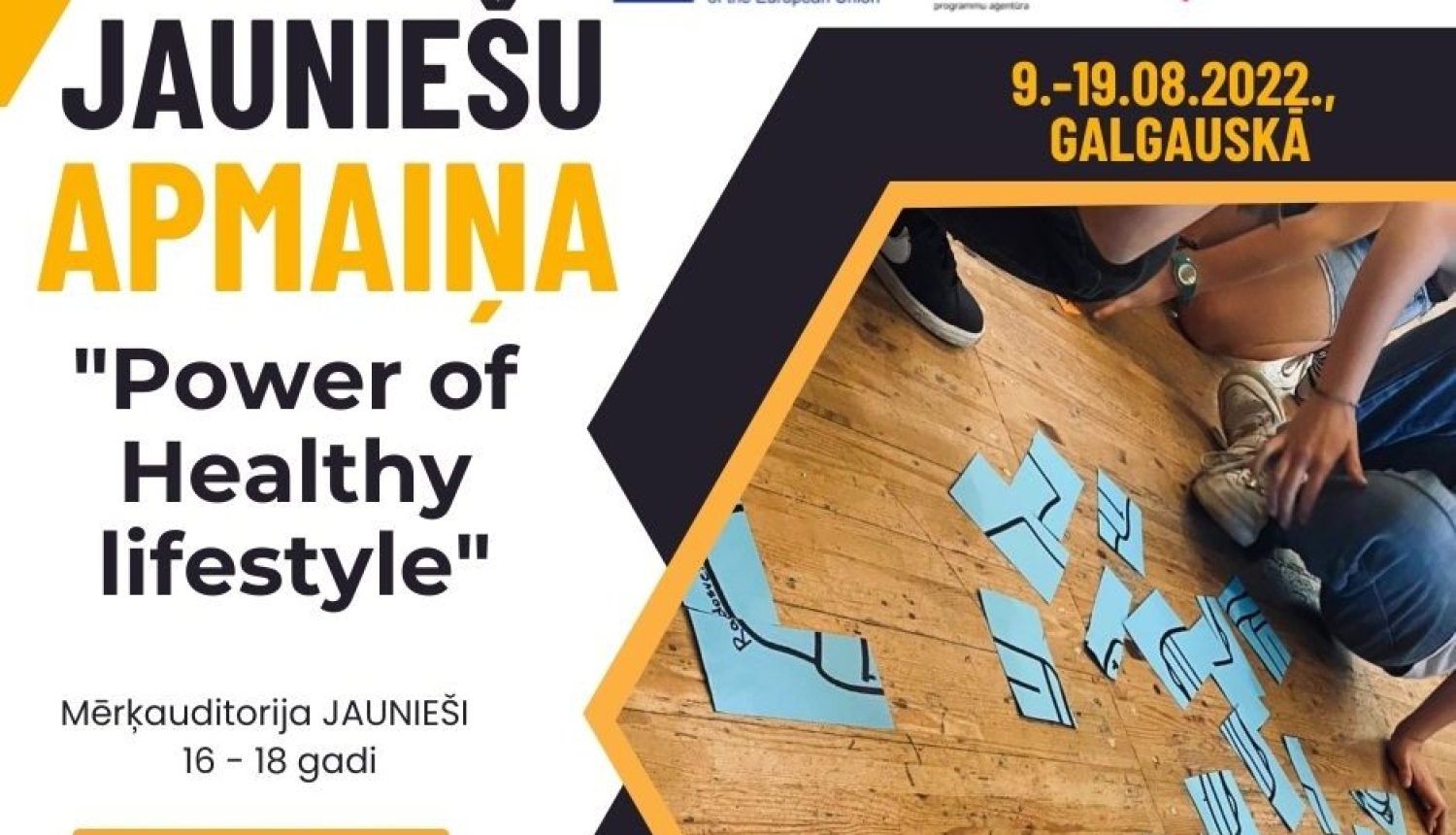 Piesakies dalībai jauniešu apmaiņas projektā “Power of Healthy lifestyle”