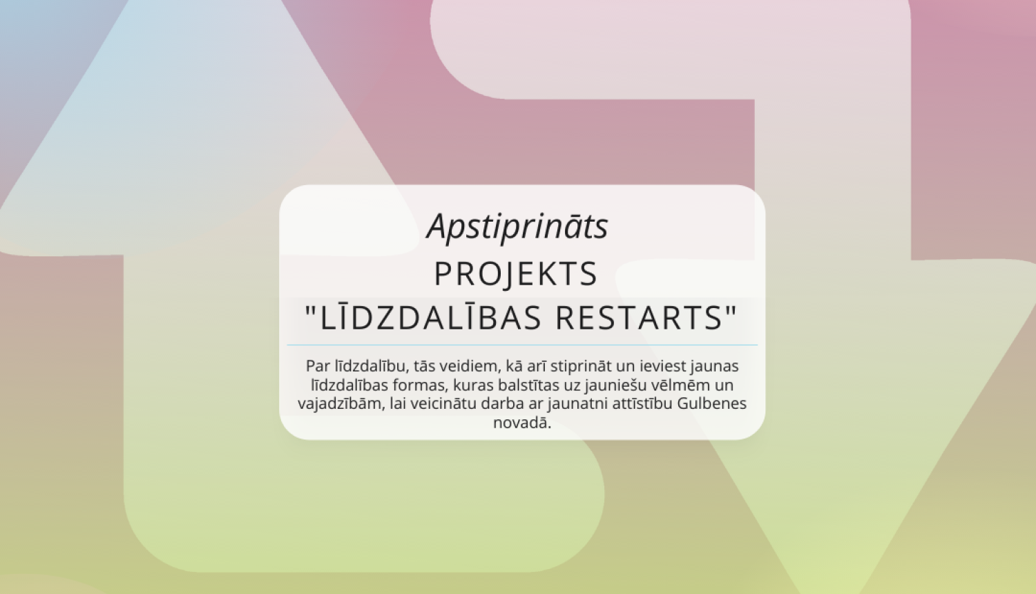 Līdzdalības restarts