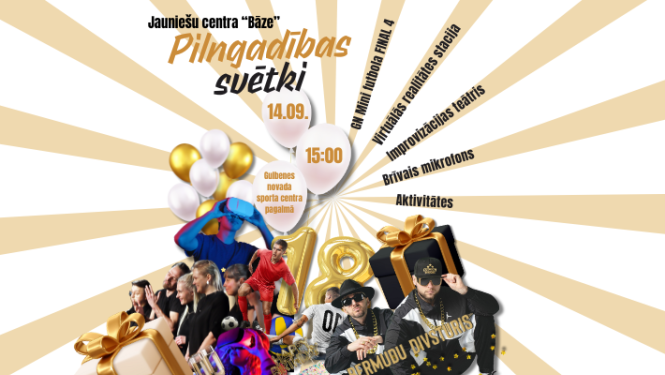 JC “Bāze” mini festivāls “Pilngadības svētki”