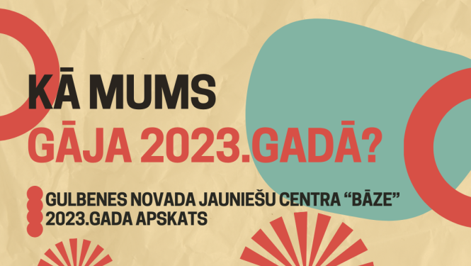Jauniešu centra “Bāze” paveiktais 2023.gadā!