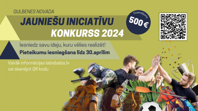 Gulbenes novada jauniešu iniciatīvu konkurss 2024