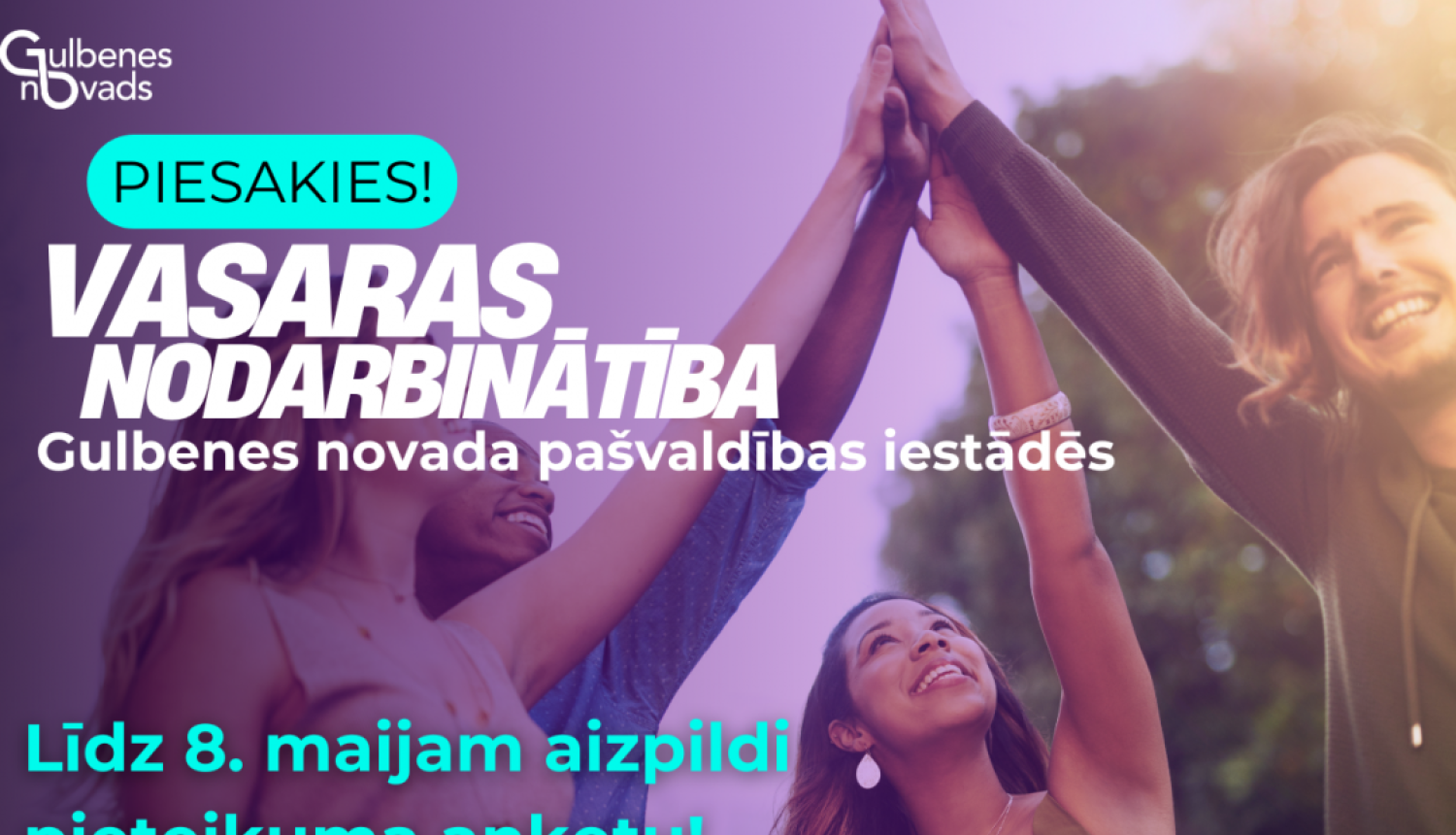 Skolēnu vasaras nodarbinātība Gulbenes novada pašvaldības iestādēs 2025
