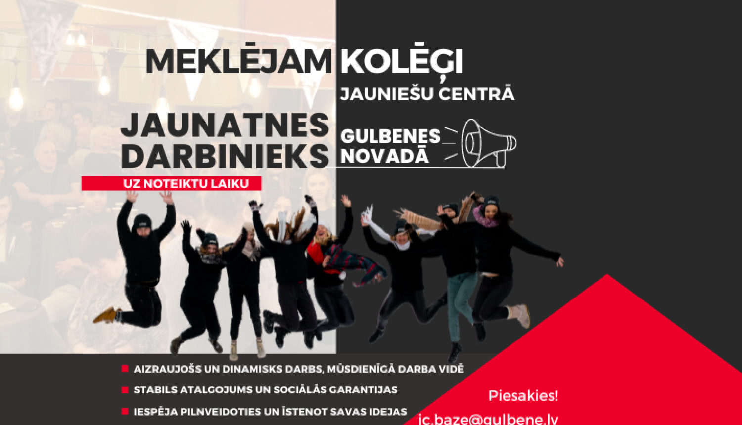 Esam jauna kolēģa meklējumos!